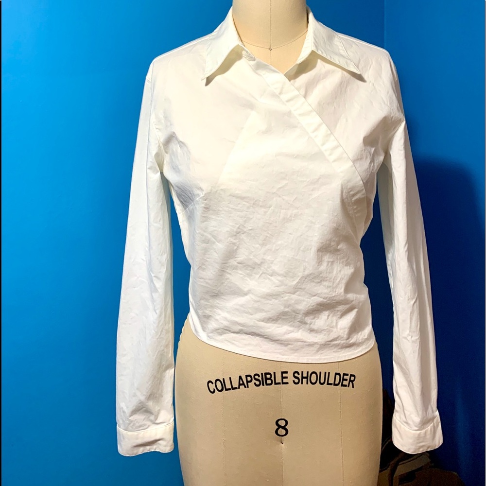 Wrap shirt by real clothes